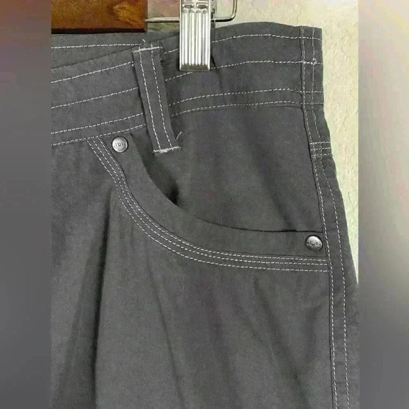 Kuhl Splash Cargo Hiking Shorts Gray Side Pockets Women's Size 12 - Picture 11 of 13